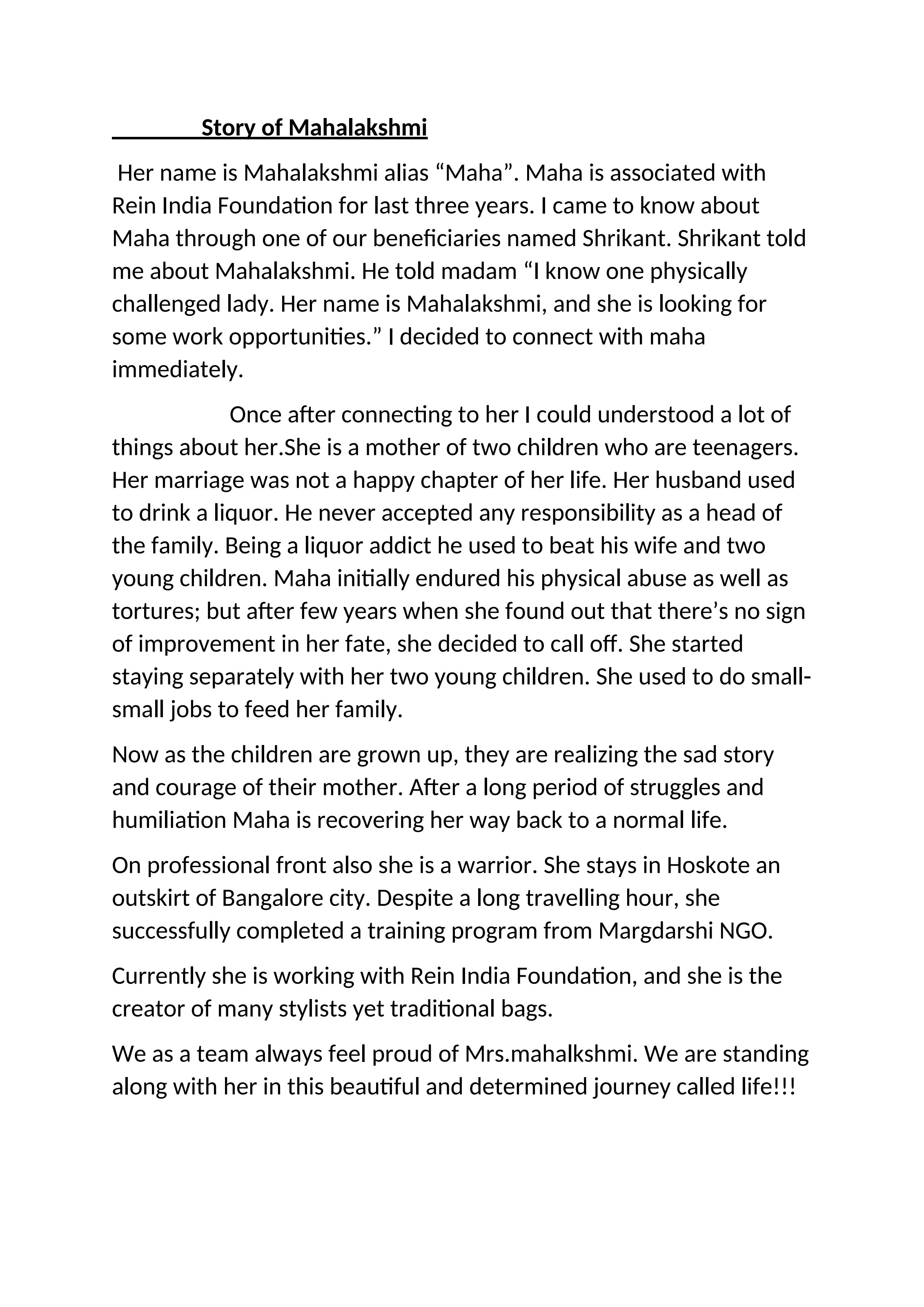 Mahalakshmi — A mother, a warrior, an artisan
